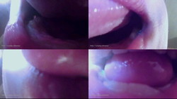 【Fetish: mouth · lip · tongue · saliva】 Let the camera lick