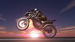 圖像 CG 摩托車