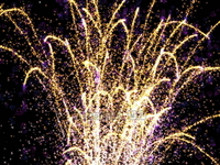 Image CG particles Fireworks