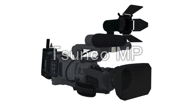Illustration CG video camera
