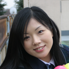 Dark-haired female school students Ishikawa amber