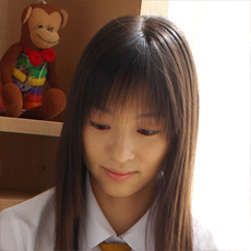 Shina dark-haired school girl Riku
