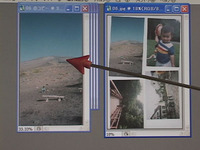 Photoshop CS2 使用課程角校正和裁剪。