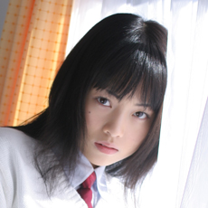 Dark-haired female **** students Minami Aoyama