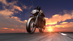 图像 CG 摩托车