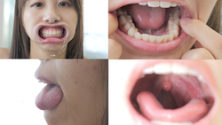 [Mouth, Teeth, Tongue Fetish] Popular model Ai Rui&#39;s teeth, throat chin, tongue tongue fetish work! (Series A 3/6)