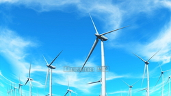 图像 CG 螺旋桨风力发电机