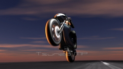 图像 CG 摩托车